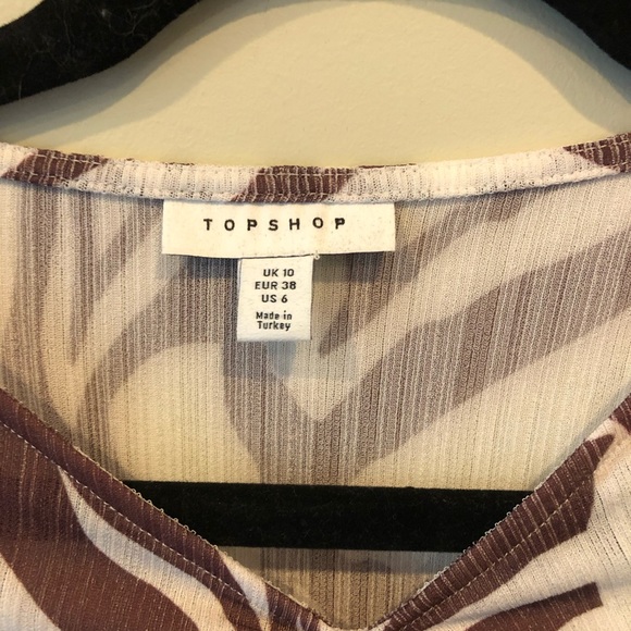 Top Shop Swirl Top - Picture 3 of 3